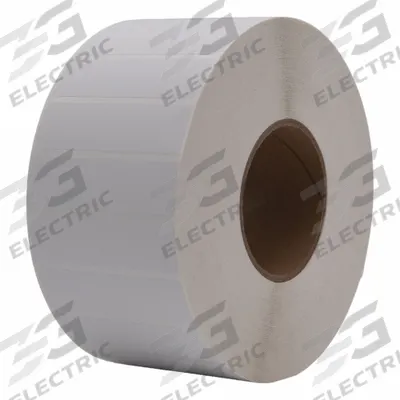 APPROVED VENDOR Barcode Printer Labels: 4 in Label Wd, 1 in Label Ht, White - Industrial Direct Thermal Labels