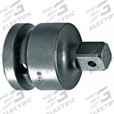 APEX Power Socket Adapter: 3/8 in Output Drive Size, Square, 3 in Overall Lg - 1/4" Male Hex Drive Power Socket Adapters