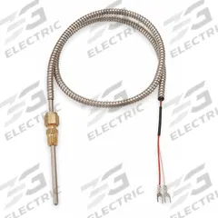 TEMPCO Thermocouple Probe: 32°F to 1,400°F /0°C to 760°C, Type J, 4 in Probe Lg, Rounded Tip (MPN TCP60091). Key specifications — Accuracy: ±2.2 °C or ±0.75 %, Whichever is Greater; Brand: TEMPCO.