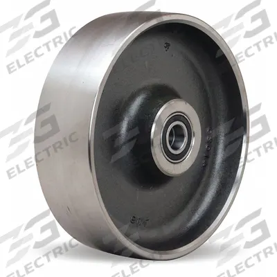 APPROVED VENDOR Caster Wheel: 12 in Wheel Dia., 4 in Wheel Wd, Steel, 7,000 lb Load Rating - Heat-Resistant Steel Tread Wheels