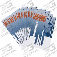 BRADY Reference Material: Lockout Booklet, 10 Users Supported, English (MPN 65555). Key specifications — Product Type: Reference Material; Regulations Covered: OSHA; Brand: BRADY.