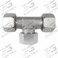 BRENNAN INDUSTRIES Compression Tee Fitting: M18x1.5 x M18x1.5 x M18x1.5 Thread Size, Swivel, D6600 (MPN D6600-L12-L12-L12-SS). Key specifications — Series: D6600; Brand: BRENNAN INDUSTRIES.