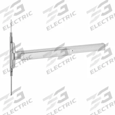 VON DUPRIN Exit Device: Chrome (MPN QEL3547AEO 4 26D) - Concealed Vertical Rod Push Bars