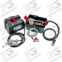 PIUSI Electric Drum Pump: 24 V DC, 12 gpm Max. Flow Rate, Pump with Hose & Nozzle, Cast Iron, Manual (MPN F0023201B). Key specifications — Brand: PIUSI; Meter: Not Included.