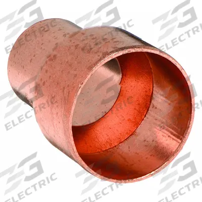 NIBCO Sweat Fitting Coupling: 4 in CTS x 2 1/2 in CTS, Cup x FTG, Wrot Copper (MPN 600R 4x21/2) - Wrot Copper Tube Fittings