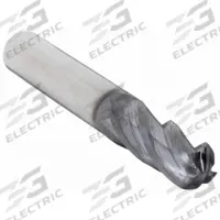 WIDIA HANITA Ball End Mill: Carbide, TiAlN Coated, 4 Flute, 3/16" Mill Dia, 5/16" LOC, 1-1/2" OAL (MPN I4B0187T031S)