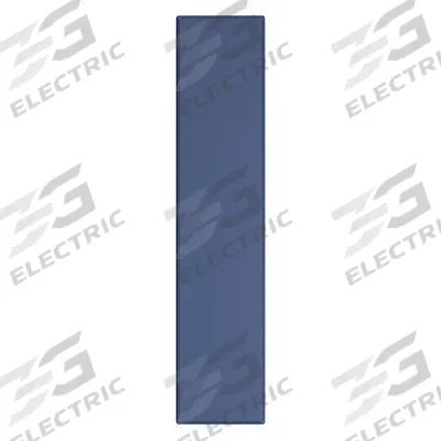 ASI GLOBAL PARTITIONS Partition Column: Steel, Smooth Semi Gloss, Royal Blue, 82 in Ht - Pilasters for Bathroom Partitions
