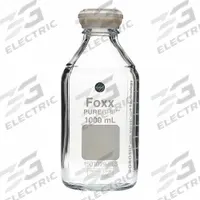 FOXX LIFE SCIENCES Glass Media, BOD, & Specialty Lab Bottles - Glass Lab Media Bottles: 2 L, GL45 (MPN 1501030-FLS). Key specifications — Closure Type: Screw-On; Mouth Size: Wide; Screw Closure Size: GL45; Brand: FOXX LIFE SCIENCES; Body Color: Colorless.