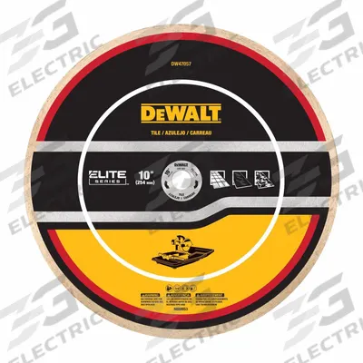 DEWALT Diamond Saw Blade: Ceramic/Granite/Marble/Porcelain/Stone/Tile, 10 in Blade Dia. - Multi-Material Blades
