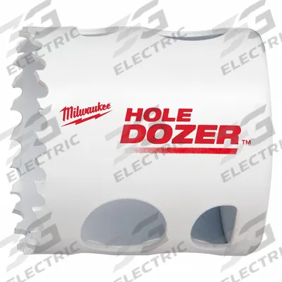 MILWAUKEE Hole Saw: 1 7/8 in Saw Dia., 3.5 Teeth per Inch, 1 5/8 in Max. Cutting Dp - Multi-Material-Cutting Hole Saws without Arbor