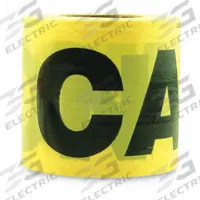 APPROVED VENDOR Barricade Tape: 300 ft Lg, 3 in Wd, Caution Legend, Polyethylene, Yellow Color (MPN 16100). Key specifications — attr981695: Caution; attr981696: Black; attr377522: APPROVED VENDOR.