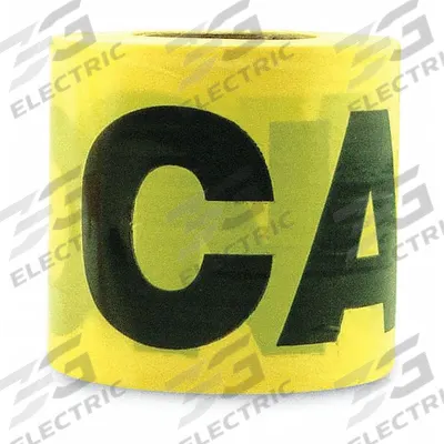 APPROVED VENDOR Barricade Tape: 300 ft Lg, 3 in Wd, Caution Legend, Polyethylene - General Caution Messaging Barrier Tape