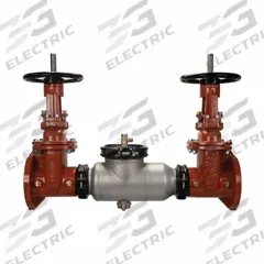 ZURN Double Check Backflow Preventer: 350AST, 6 in Pipe Size, Flange x Flange, 43.5 in Overall Lg (MPN 6-350AST). Key specifications — Shut-Off Valve Type: NRS Gate Valve; Connection Type: Flange x Flange.