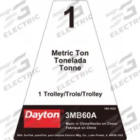 DAYTON Name Plate: GGS_49670, 3MB60. Key specifications — Manufacturer Part Number: GGS_49670; Compatible Manufacturer Model Number: 3MB60.