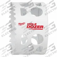 MILWAUKEE Hole Saw: 3 1/8 in Saw Dia., 3.5 Teeth per Inch, 1 5/8 in Max. Cutting Dp, Bi-Metal (MPN 49-56-0177). Key specifications — attr1098070: 3.5; attr1098087: MILWAUKEE.