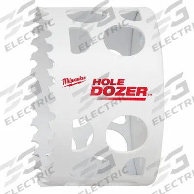 MILWAUKEE Hole Saw: 3 1/8 in Saw Dia., 3.5 Teeth per Inch, 1 5/8 in Max. Cutting Dp - Multi-Material-Cutting Hole Saws without Arbor