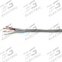 CAROL Power Limited and Communication Cable: 500 ft Cable Lg, 7 Strands, 18 AWG, Riser, Comm Cable (MPN E2034S.18.10). Key specifications — Application: Communications; Fire Rating: Riser; Insulation Material: S-R PVC; Jacket Material: PVC; Manufacturer Part Number: E2034S.18.10; Product Type: Communication Cable; Shielding Material: Overall Flexfoil Polyester Supported Aluminum Foil; Brand: CAROL.