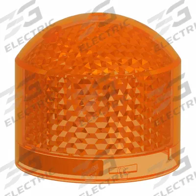 SCHNEIDER Tower Light Module: Flashing, 24V AC/DC, Orange, 2 13/16 in Overall Dia - Flashing Light Modules