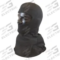PIP Fire Hood: Technora, 6 oz Fabric Wt, Straight Cut, 21 in Lg, Black, Universal, NFPA 1971 (MPN 906-8416CBX). Key specifications — attr329707: Not Rated; attr329711: NFPA 1971; attr377958: PIP; attr329704: Technora; attr329705: Straight Cut; attr329708: Black; attr329712: Universal.