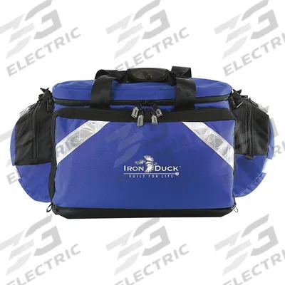 IRON DUCK Trauma Bag: 23 in L x 17 in W x 12 in H, Nylon, Blue, 11-20 in/30+ in - Medical Duffel Bags