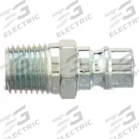 SNAP-TITE Hydraulic Quick Connect Hose Coupling: 3/8 in, Steel, 27.25 lpm Max. Flow Rate, Buna, MNPT (MPN PHN6-6M). Key specifications — Thread Size: 3/8"-18; Seal Material: Buna; Brand: SNAP-TITE.