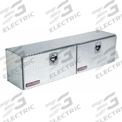 WEATHER GUARD Topside Truck Box: Topside Truck Box, Double Drop-Down Doors Lid, D-Handle - Double Drop-Down Door Topside Boxes