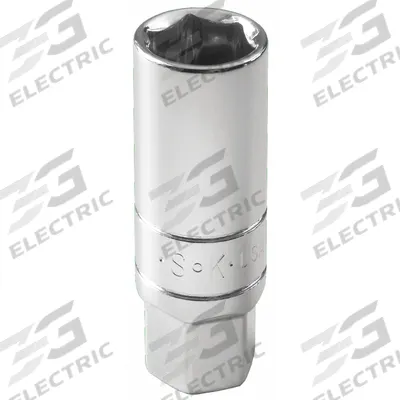 SK PROFESSIONAL TOOLS Spark Plug Socket: 3/8 in Drive Size, 5/8 in Socket Size, 6-Point, Std - SAE Spark Plug Sockets