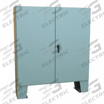 HAMMOND Electrical Enclosure: Steel, 72 in x 72 in x 17 in, NEMA 12, w/Panel, Solid Cover - Steel Dust-Tight Enclosures