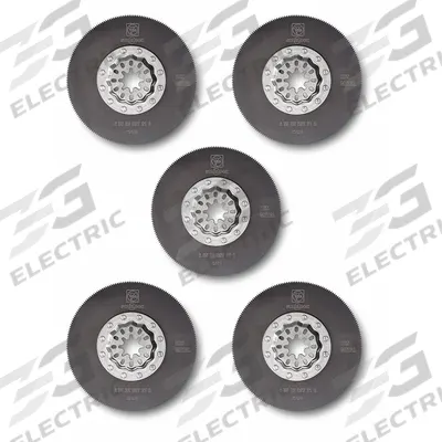 FEIN Oscillating Tool Blade: 3 3/8 in Blade Wd, 3 3/8 in Overall Lg, Long Cutting - Starlock Mounted Blades