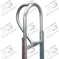 MAGLINER Handle: 16 3/8 in Overall Ht, 16 3/8 in H x 9 3/4 in W, 11 1/4 in Overall Lg, Aluminum (MPN 300981). Key specifications — Features: Vertical Loop Handle for Straight Frame 52 IN - 15A; Compatible Grainger Part Number: 3JJZ9; Manufacturer Part Number: 300981; Accessory Type: Handle; Compatible with Product Type: Magliner Hand Trucks.