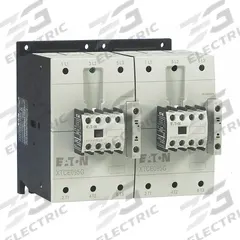 EATON IEC Magnetic Contactor: Reversing, 3 Poles, 3NO Contacts, 80 A, 480V AC Coil (MPN XTCR080F11C). Key specifications — Brand: EATON; Integrated Surge Suppression: Yes.