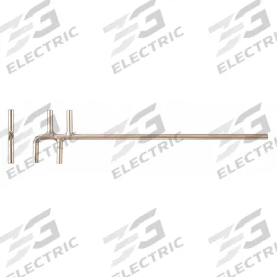 AMPCO F-Type Valve Hook: 1 3/16 in_1 9/16 in Head Size, 19 3/4 in Overall Lg - Double F-Shaped Valve Wheel Hooks