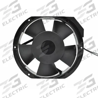 Dayton Axial Fan: 5 7/8 in Dia, 1 1/2 in Dp, Aluminum, 120V AC - Standard Round Axial Fans