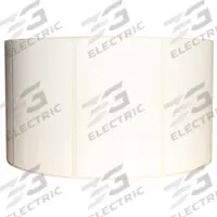 APPROVED VENDOR Barcode Printer Label: 3 in Label Wd, 2 in Label Ht, White, 1 in Core Dia., Gloss (MPN 60DY47). Key specifications — Label Finish: Gloss; Brand: APPROVED VENDOR; Label Color: White; Adhesive Material: Permanent; Label Material: Polyester; Perforation: Perforated.