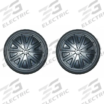 RUBBERMAID COMMERCIAL PRODUCTS Replacement Wheel Set: For 1EC45 - Material Handling Parts