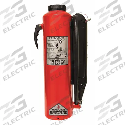 BADGER Fire Extinguisher: 22 lb Extinguisher Capacity, 80B:C - Class BC Fire Extinguishers