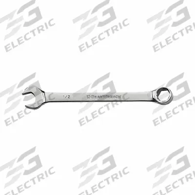 GEARWRENCH Combination Wrenches: Alloy Steel, Full Polish Chrome, 7/16 in Head Size - SAE 6-Point Combination Wrenches