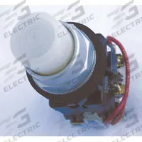 EATON Illuminated Push Button: Illuminated, Extended Profile, Metallic, 30 mm, 1NO (MPN HT8GBWAL1). Key specifications — Brand: EATON; Action: Momentary; Series: HT800; Push Button Material Type: Metallic.