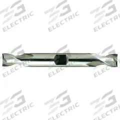 YG-1 Square End Mill: Cobalt, TiN Coated, Double End, 2 Flute, 13/32" Mill Dia, 13/16" LOC (MPN 11309CN)