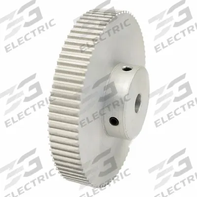 Dayton Timing Pulley: Modified Curvilinear, Fixed, For GT Timing Belt Section - GT Section Fixed-Bore Timing Pulleys with Hub