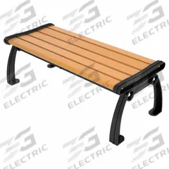 ULTRASITE Outdoor Bench: Heritage, 48 in Overall Lg, 17 in Overall Ht, Cedar, Black, Plank Surface (MPN PB 4CEDBFHERBAC). Key specifications — Manufacturer Part Number: PB 4CEDBFHERBAC; Brand: ULTRASITE; Frame Color: Black; Product Type: Outdoor Bench; Seat Color: Cedar; Series: Heritage.
