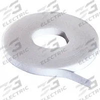 RIP-TIE Hook-and-Loop Cable Tie Roll: 75 ft Lg, 1 in Wd, 50 lb Tensile Strength, White (MPN W-75-HRL-W). Key specifications — Color: White; Material: Polyethylene; Brand: RIP-TIE.