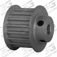 DAYTON Timing Pulley: Curvilinear, Fixed, For 15 mm Belt Wd, 18 Teeth, 5 mm Pitch, Aluminum (MPN 18-5M15-6FA3). Key specifications — Brand: DAYTON; Finish: Clear Anodized; For Belt Series: Powerhouse®.