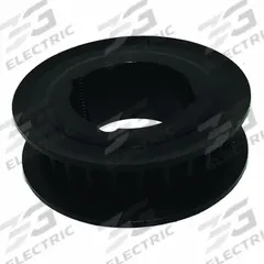 APPROVED VENDOR Timing Belt Pulley: Modified Curvilinear, Bushed, For GT Timing Belt Section (MPN 63-8MX12-2012). Key specifications — Brand: APPROVED VENDOR; Finish: Black Oxide; For Belt Series: Polychain® GT® Carbon™; For Bushing Size: 2012.