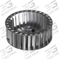 Blower Wheel: 4 in Dia, 1 1/2 in W, CW Closed End, Steel Wheel, 1 Inlets, 5/16 in Bore, Tabbed (MPN LA11AA005). Key specifications — Manufacturer Part Number: LA11AA005; Brand: CARRIER; Compatible with Manufacturer Model Number: 373LAD060090ACJA; Compatible with Brand: Carrier; Product Type: Blower Wheel; Rotation: CW Closed End; Includes: Blower Wheel.