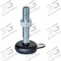 JW WINCO Male-End Leveling Mount: Swiveling Stud, 3/4"-10 Thread Size, 3.15 in, 2,698 lbf Capacity (MPN 32-80-3/4X10-150-A5-UK). Key specifications — Finish: Powder-Coated; Base Shape: Round; Load Capacity: 2,698 lbf; Thrust Pad Material: Buna-N; Includes: Nut.