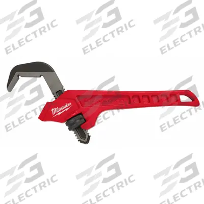 MILWAUKEE Hex Pipe Wrench: Cast Iron, 2 5/8 in Jaw Capacity, Smooth, 10 in Overall Lg - Hex Pipe Wrenches