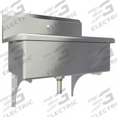 SANI-LAV Scrub Sink: 1 Stations, 10 1/2 in Bowl Dp, 28 in Bowl Lg, 16 1/2 in Bowl Wd, 1 Faucet Holes (MPN 5320). Key specifications — Includes Side Splash: Side Splash Not Included; Series: Stainless Steel Wash-Station; Brand: SANI-LAV.
