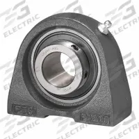 IPTCI BEARINGS Pillow Block Ball Bearing Mounted Units: 17 mm Bore Dia, Cast Iron (MPN UCPA203-17MM). Key specifications — Mounting Bolt Size: 3/8"-16; Brand: IPTCI BEARINGS.