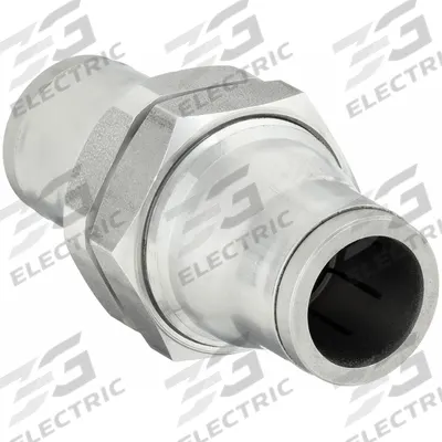 LEGRIS Push-Fit Union Fitting: 6 mm OD x 6 mm OD Size, Push-to-Connect x Push-to-Connect - Stainless Steel Tube Fittings